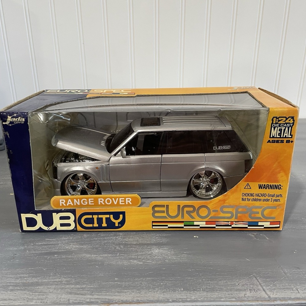 JADA DUB RANGE ROVER SILVER 1:24 DIECAST MODEL Euro-Spec